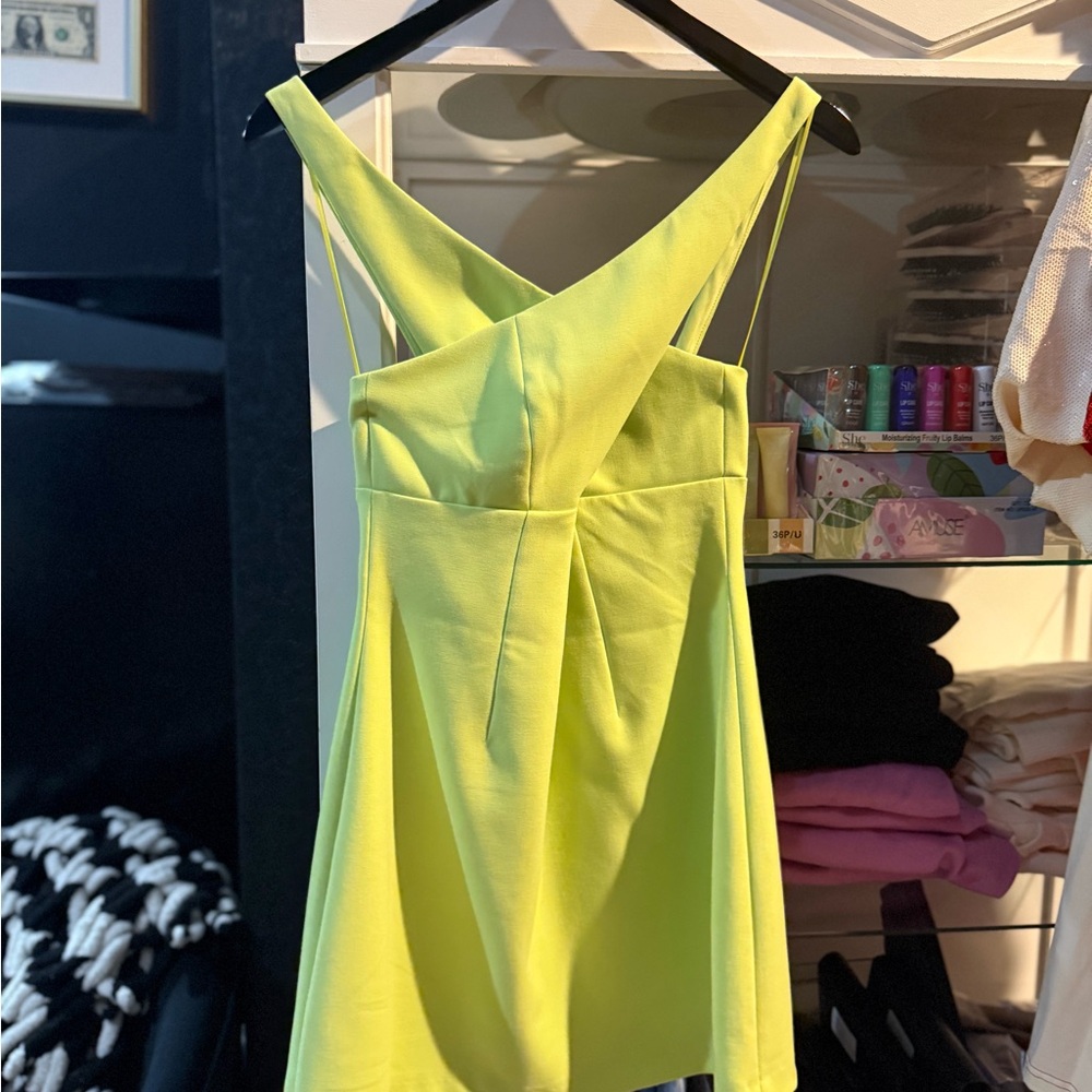 French Connection Bright Yellow Mini Dress size 4,10,12 NWT